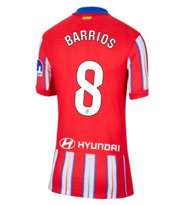 Atletico Madrid Pablo Barrios #8 Hemmatröja Dam 2024-25 Kortärmad